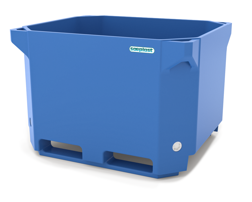 Sæplast 680 PE fish container for seafood processing